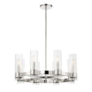 Eight Light Chandelier<br /><span style="color:#4AB0CE;">Entrega: 4-10 dias en USA</span><br /><span style="color:#4AB0CE;font-size:60%;">PREGUNTE POR ENTREGA EN PANAMA</span><br />Collection: Vernon Place<br />Finish: Chrome