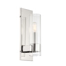 One Light Bath<br /><span style="color:#4AB0CE;">Entrega: 2-3 semanas en USA</span><br /><span style="color:#4AB0CE;font-size:60%;">PREGUNTE POR ENTREGA EN PANAMA</span><br />Collection: Vernon Place<br />Finish: Chrome