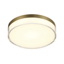 LED Flush Mount<br /><span style="color:#4AB0CE;">Entrega: 4-5 semanas en USA</span><br /><span style="color:#4AB0CE;font-size:60%;">PREGUNTE POR ENTREGA EN PANAMA</span><br />Collection: Flush Mount<br />Finish: Ashen Brass