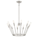 Ten Light Chandelier<br /><span style="color:#4AB0CE;">Entrega: 4-10 dias en USA</span><br /><span style="color:#4AB0CE;font-size:60%;">PREGUNTE POR ENTREGA EN PANAMA</span><br />Collection: Royalty<br />Finish: Brushed Nickel
