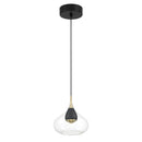 LED Mini Pendant<br /><span style="color:#4AB0CE;">Entrega: 4-10 dias en USA</span><br /><span style="color:#4AB0CE;font-size:60%;">PREGUNTE POR ENTREGA EN PANAMA</span><br />Collection: Arabesque<br />Finish: Coal And Brushed Gold