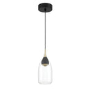 LED Mini Pendant<br /><span style="color:#4AB0CE;">Entrega: 4-10 dias en USA</span><br /><span style="color:#4AB0CE;font-size:60%;">PREGUNTE POR ENTREGA EN PANAMA</span><br />Collection: Arabesque<br />Finish: Coal And Brushed Gold