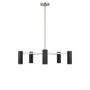 Five Light Chandelier<br /><span style="color:#4AB0CE;">Entrega: 4-10 dias en USA</span><br /><span style="color:#4AB0CE;font-size:60%;">PREGUNTE POR ENTREGA EN PANAMA</span><br />Collection: Zentro<br />Finish: Brushed Nickel