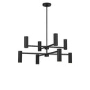 Eight Light Chandelier<br /><span style="color:#4AB0CE;">Entrega: 4-10 dias en USA</span><br /><span style="color:#4AB0CE;font-size:60%;">PREGUNTE POR ENTREGA EN PANAMA</span><br />Collection: Zentro<br />Finish: Midnight Black