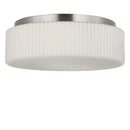 Two Light Flush Mount<br /><span style="color:#4AB0CE;">Entrega: 4-5 semanas en USA</span><br /><span style="color:#4AB0CE;font-size:60%;">PREGUNTE POR ENTREGA EN PANAMA</span><br />Collection: Axira<br />Finish: Brushed Nickel