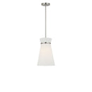 One Light Pendant<br /><span style="color:#4AB0CE;">Entrega: 4-10 dias en USA</span><br /><span style="color:#4AB0CE;font-size:60%;">PREGUNTE POR ENTREGA EN PANAMA</span><br />Collection: Fynn<br />Finish: Brushed Nickel