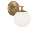 One Light Vanity<br /><span style="color:#4AB0CE;">Entrega: 7-8 semanas en USA</span><br /><span style="color:#4AB0CE;font-size:60%;">PREGUNTE POR ENTREGA EN PANAMA</span><br />Collection: Nube<br />Finish: Satin Brass