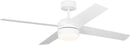 52" Ceiling Fan<br /><span style="color:#4AB0CE;">Entrega: 6-7 semanas en USA</span><br /><span style="color:#4AB0CE;font-size:60%;">PREGUNTE POR ENTREGA EN PANAMA</span><br />Collection: Loni<br />Finish: Matte White