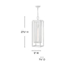 Hinkley - 1006TW - LED Hanging Lantern - Republic - Textured White
