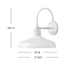 Hinkley - 12070TW - LEDWall Mount Barn Light - Forge - Textured White