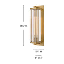 Hinkley - 26594HB-LL - LED Wall Mount - Marcel - Heritage Brass