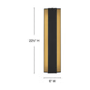 Hinkley - 27584BK - LED Wall Sconce - Strata - Black