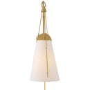 LED Wall Sconce<br /><span style="color:#4AB0CE;">Entrega: 4-10 dias en USA</span><br /><span style="color:#4AB0CE;font-size:60%;">PREGUNTE POR ENTREGA EN PANAMA</span><br />Collection: Danvers<br />Finish: Lacquered Dark Brass