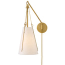 LED Wall Sconce<br /><span style="color:#4AB0CE;">Entrega: 4-10 dias en USA</span><br /><span style="color:#4AB0CE;font-size:60%;">PREGUNTE POR ENTREGA EN PANAMA</span><br />Collection: Danvers<br />Finish: Lacquered Dark Brass