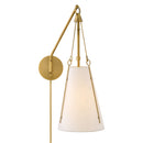 LED Wall Sconce<br /><span style="color:#4AB0CE;">Entrega: 4-10 dias en USA</span><br /><span style="color:#4AB0CE;font-size:60%;">PREGUNTE POR ENTREGA EN PANAMA</span><br />Collection: Danvers<br />Finish: Lacquered Dark Brass