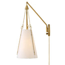 LED Wall Sconce<br /><span style="color:#4AB0CE;">Entrega: 4-10 dias en USA</span><br /><span style="color:#4AB0CE;font-size:60%;">PREGUNTE POR ENTREGA EN PANAMA</span><br />Collection: Danvers<br />Finish: Lacquered Dark Brass