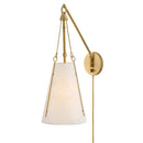 LED Wall Sconce<br /><span style="color:#4AB0CE;">Entrega: 4-10 dias en USA</span><br /><span style="color:#4AB0CE;font-size:60%;">PREGUNTE POR ENTREGA EN PANAMA</span><br />Collection: Danvers<br />Finish: Lacquered Dark Brass