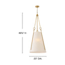 Hinkley - 45024LDB - LED Pendant - Danvers - Lacquered Dark Brass