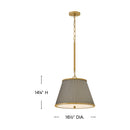 Hinkley - 45057HB - LED Pendant - Arden - Heritage Brass