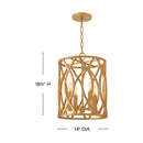 Hinkley - 45787DA - LED Pendant - Leona - Distressed Brass