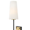 LED Wall Sconce<br /><span style="color:#4AB0CE;">Entrega: 4-10 dias en USA</span><br /><span style="color:#4AB0CE;font-size:60%;">PREGUNTE POR ENTREGA EN PANAMA</span><br />Collection: Saunders<br />Finish: Black