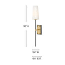 Hinkley - 46951BK-LCB - LED Wall Sconce - Saunders - Black