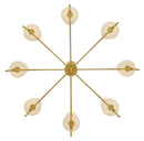 LED Chandelier<br /><span style="color:#4AB0CE;">Entrega: 4-10 dias en USA</span><br /><span style="color:#4AB0CE;font-size:60%;">PREGUNTE POR ENTREGA EN PANAMA</span><br />Collection: Saunders<br />Finish: Lacquered Brass