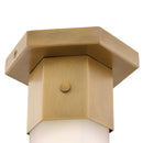 LED Flush Mount<br /><span style="color:#4AB0CE;">Entrega: 4-10 dias en USA</span><br /><span style="color:#4AB0CE;font-size:60%;">PREGUNTE POR ENTREGA EN PANAMA</span><br />Collection: Facet<br />Finish: Heritage Brass