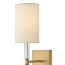LED Wall Sconce<br /><span style="color:#4AB0CE;">Entrega: 4-10 dias en USA</span><br /><span style="color:#4AB0CE;font-size:60%;">PREGUNTE POR ENTREGA EN PANAMA</span><br />Collection: Anika<br />Finish: Lacquered Brass