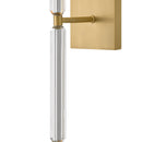 LED Wall Sconce<br /><span style="color:#4AB0CE;">Entrega: 4-10 dias en USA</span><br /><span style="color:#4AB0CE;font-size:60%;">PREGUNTE POR ENTREGA EN PANAMA</span><br />Collection: Anika<br />Finish: Lacquered Brass