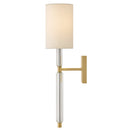 LED Wall Sconce<br /><span style="color:#4AB0CE;">Entrega: 4-10 dias en USA</span><br /><span style="color:#4AB0CE;font-size:60%;">PREGUNTE POR ENTREGA EN PANAMA</span><br />Collection: Anika<br />Finish: Lacquered Brass
