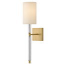 LED Wall Sconce<br /><span style="color:#4AB0CE;">Entrega: 4-10 dias en USA</span><br /><span style="color:#4AB0CE;font-size:60%;">PREGUNTE POR ENTREGA EN PANAMA</span><br />Collection: Anika<br />Finish: Lacquered Brass
