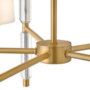 LED Chandelier<br /><span style="color:#4AB0CE;">Entrega: 4-10 dias en USA</span><br /><span style="color:#4AB0CE;font-size:60%;">PREGUNTE POR ENTREGA EN PANAMA</span><br />Collection: Anika<br />Finish: Lacquered Brass