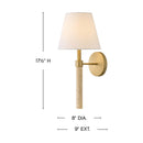 Hinkley - 47720LCB - LED Wall Sconce - Bruna - Lacquered Brass