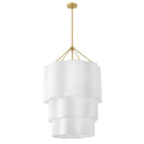 LED Chandelier<br /><span style="color:#4AB0CE;">Entrega: 4-10 dias en USA</span><br /><span style="color:#4AB0CE;font-size:60%;">PREGUNTE POR ENTREGA EN PANAMA</span><br />Collection: Gwen<br />Finish: Lacquered Brass