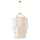 LED Chandelier<br /><span style="color:#4AB0CE;">Entrega: 4-10 dias en USA</span><br /><span style="color:#4AB0CE;font-size:60%;">PREGUNTE POR ENTREGA EN PANAMA</span><br />Collection: Gwen<br />Finish: Lacquered Brass