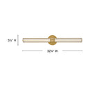Hinkley - 51313LCB - LED Vanity - Georgette - Lacquered Brass