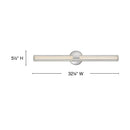 Hinkley - 51313PN - LED Vanity - Georgette - Polished Nickel