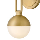 LED Wall Sconce<br /><span style="color:#4AB0CE;">Entrega: 4-10 dias en USA</span><br /><span style="color:#4AB0CE;font-size:60%;">PREGUNTE POR ENTREGA EN PANAMA</span><br />Collection: Bowie<br />Finish: Lacquered Brass