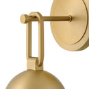 LED Wall Sconce<br /><span style="color:#4AB0CE;">Entrega: 4-10 dias en USA</span><br /><span style="color:#4AB0CE;font-size:60%;">PREGUNTE POR ENTREGA EN PANAMA</span><br />Collection: Bowie<br />Finish: Lacquered Brass