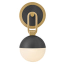 LED Wall Sconce<br /><span style="color:#4AB0CE;">Entrega: 4-10 dias en USA</span><br /><span style="color:#4AB0CE;font-size:60%;">PREGUNTE POR ENTREGA EN PANAMA</span><br />Collection: Bowie<br />Finish: Lacquered Brass