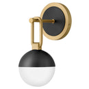 LED Wall Sconce<br /><span style="color:#4AB0CE;">Entrega: 4-10 dias en USA</span><br /><span style="color:#4AB0CE;font-size:60%;">PREGUNTE POR ENTREGA EN PANAMA</span><br />Collection: Bowie<br />Finish: Lacquered Brass