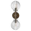 LED Wall Sconce<br /><span style="color:#4AB0CE;">Entrega: 4-10 dias en USA</span><br /><span style="color:#4AB0CE;font-size:60%;">PREGUNTE POR ENTREGA EN PANAMA</span><br />Collection: Helene<br />Finish: Heritage Bronze