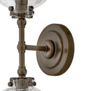 LED Wall Sconce<br /><span style="color:#4AB0CE;">Entrega: 4-10 dias en USA</span><br /><span style="color:#4AB0CE;font-size:60%;">PREGUNTE POR ENTREGA EN PANAMA</span><br />Collection: Helene<br />Finish: Heritage Bronze