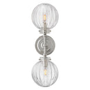 LED Wall Sconce<br /><span style="color:#4AB0CE;">Entrega: 4-10 dias en USA</span><br /><span style="color:#4AB0CE;font-size:60%;">PREGUNTE POR ENTREGA EN PANAMA</span><br />Collection: Helene<br />Finish: Polished Nickel