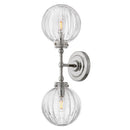 LED Wall Sconce<br /><span style="color:#4AB0CE;">Entrega: 4-10 dias en USA</span><br /><span style="color:#4AB0CE;font-size:60%;">PREGUNTE POR ENTREGA EN PANAMA</span><br />Collection: Helene<br />Finish: Polished Nickel