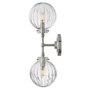 LED Wall Sconce<br /><span style="color:#4AB0CE;">Entrega: 4-10 dias en USA</span><br /><span style="color:#4AB0CE;font-size:60%;">PREGUNTE POR ENTREGA EN PANAMA</span><br />Collection: Helene<br />Finish: Polished Nickel