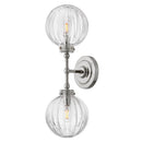LED Wall Sconce<br /><span style="color:#4AB0CE;">Entrega: 4-10 dias en USA</span><br /><span style="color:#4AB0CE;font-size:60%;">PREGUNTE POR ENTREGA EN PANAMA</span><br />Collection: Helene<br />Finish: Polished Nickel