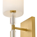 LED Wall Sconce<br /><span style="color:#4AB0CE;">Entrega: 4-10 dias en USA</span><br /><span style="color:#4AB0CE;font-size:60%;">PREGUNTE POR ENTREGA EN PANAMA</span><br />Collection: Anika<br />Finish: Lacquered Brass