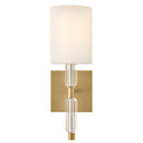 LED Wall Sconce<br /><span style="color:#4AB0CE;">Entrega: 4-10 dias en USA</span><br /><span style="color:#4AB0CE;font-size:60%;">PREGUNTE POR ENTREGA EN PANAMA</span><br />Collection: Anika<br />Finish: Lacquered Brass